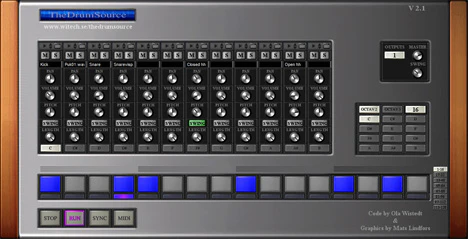 TheDrumSource plugin interface
