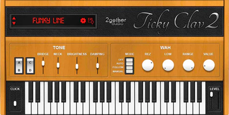 Ticky Clav 2 plugin interface