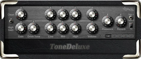 ToneDeluxe plugin interface