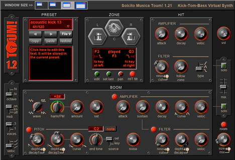 Toum! plugin interface