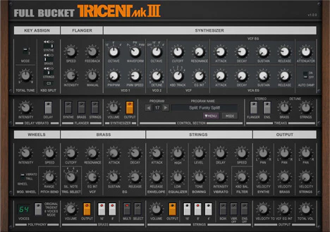 Tricent mk III plugin interface