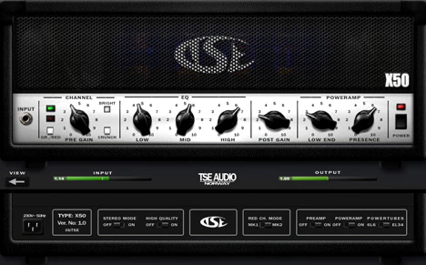 TSE X50 plugin interface