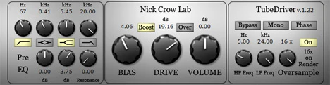 TubeDriver plugin interface