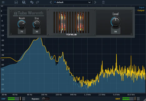 TubeWarmth plugin interface