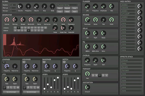 Tunefish 4 plugin interface