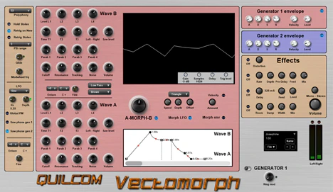 Vectomorph plugin interface
