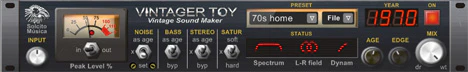 Vintager Toy plugin interface
