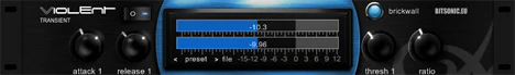 Violent Transient plugin interface
