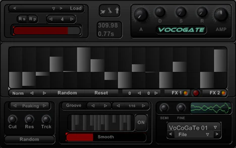 VoCoGaTe Free plugin interface