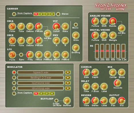 Vocov2 plugin interface