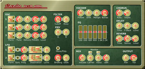 VOCOVEE plugin interface