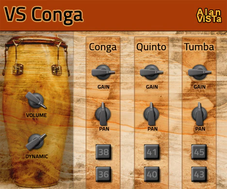 VS Conga plugin interface