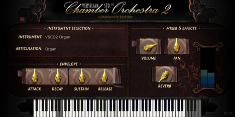 VSCO2 Organ plugin interface