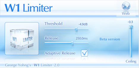 W1 Limiter plugin interface