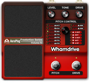 Whamdrive Distortion plugin interface