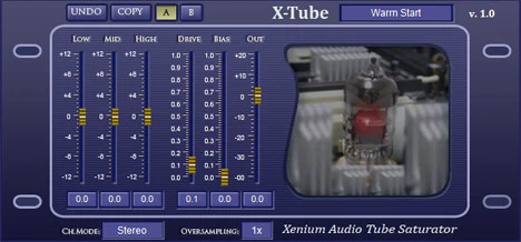 X-Tube plugin interface