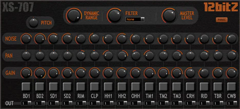 XS-707 plugin interface