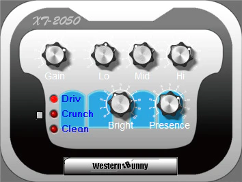 XT-2050 plugin interface