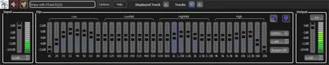 XTrack EQ32 plugin interface