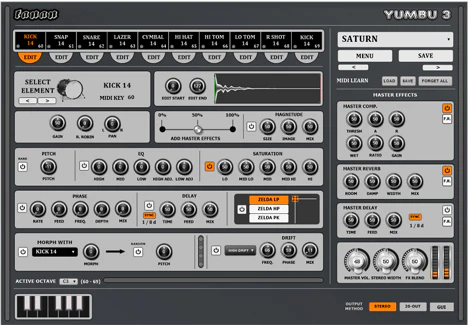 Yumbu 3 plugin interface