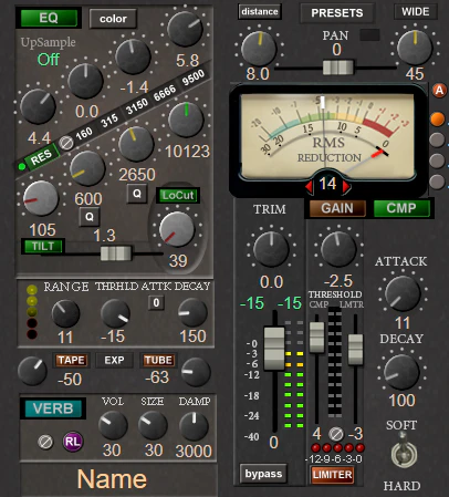 YuStrip-3 plugin interface