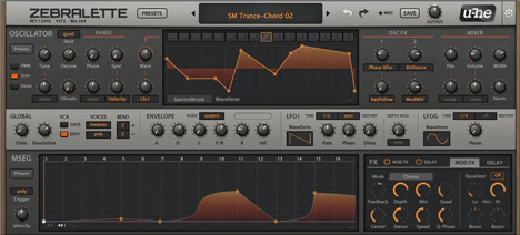 Zebralette plugin interface